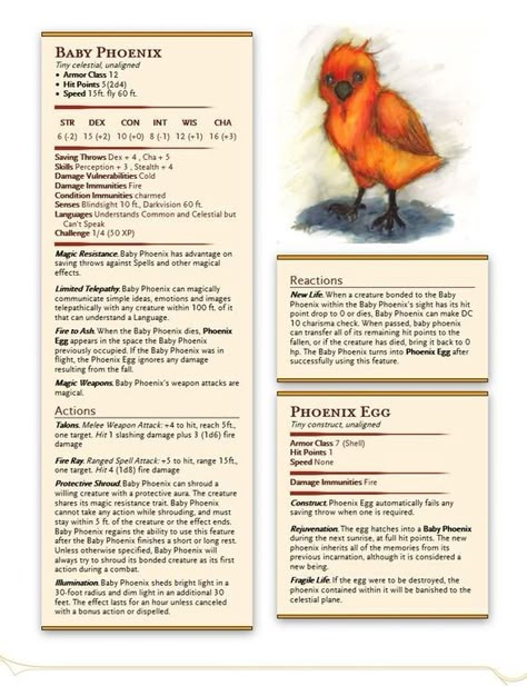 Cute Dnd Familiars, Harry Potter Creatures, Monster Manual, Dnd Stats, Dnd Stories, Dnd Races, Dungeons And Dragons 5e, D D Monsters, Dnd 5e Homebrew