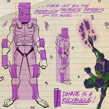 Rise of the TMNT on Twitter: "Sometimes it seems like more detail translates to perceived effort = better design, when in truth, when you can communicate more with less, your design is elegant and memorable. #RiseoftheTMNT #TMNT https://t.co/B74F18FPsf" / Twitter Shape Reference, Teenage Turtles, Tmnt Characters, Donatello Tmnt, Tmnt Comics, Teenage Mutant Ninja Turtles Artwork, Teenage Mutant Ninja Turtles Art, Ninja Turtles Artwork, Tmnt Artwork