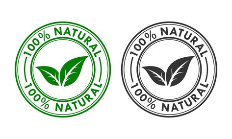 100 percent Natural logo template illustration Luxe Logo, Nature Logo Design, Logo Creator, Hot Cakes, Youtube Logo, Natural Logo, 로고 디자인, Logo Color, Modern Logo