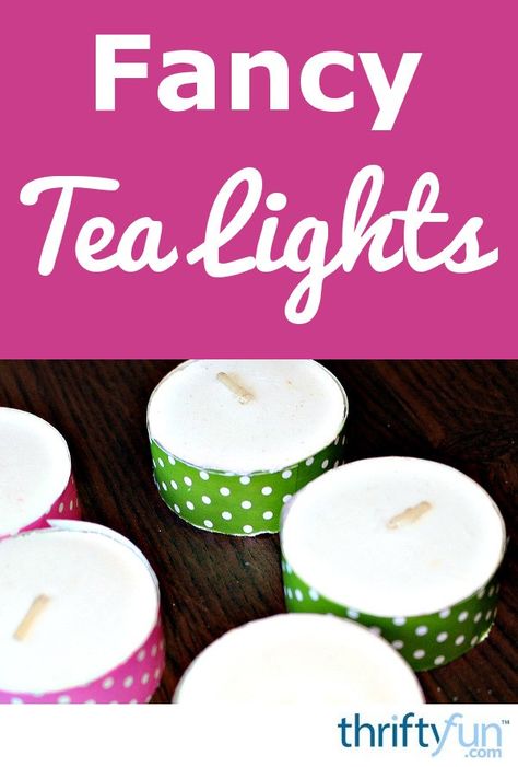 Craft With Tea Lights, Led Tea Light Crafts, Tea Light Candles Decorations, Diy Tea Party, Fancy Tea, Clear Bowls, Light Candles, Tea Candles, Decorative Tape