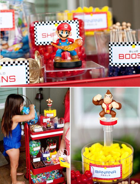 Super Mario Inspired Party Fun! 12 Creative Ideas (Part 1) // Hostess with the Mostess® Super Smash Bros Party, Super Mario Bros Party Ideas, Super Mario Brothers Party, Mario Bros Birthday Party Ideas, Super Mario Bros Birthday Party, Super Mario Bros Party, Mario Bros Birthday, Mario Bros Party, Super Mario Birthday Party