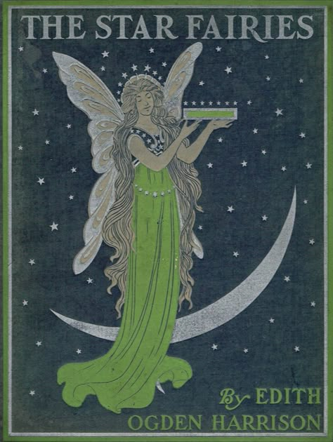 “The Star Fairies and Other Fairy Tales” by Edith Ogden Harrison with illustrations by Lucy Fitch Perkins  Source Illustration Art Nouveau, Grey Alien, Psy Art, Fairy Aesthetic, Picture Collage Wall, Arte Inspo, Fairytale Art, Photo Wall Collage, Poster Retro