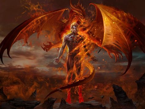 Dragon Shifter Art, Dragon Shifter Fantasy Art, Dragon X Human, Dragon Transformation, Humanoid Dragon, Dragon Human, Dragon Shifter, Fire Elemental, Human Drawing