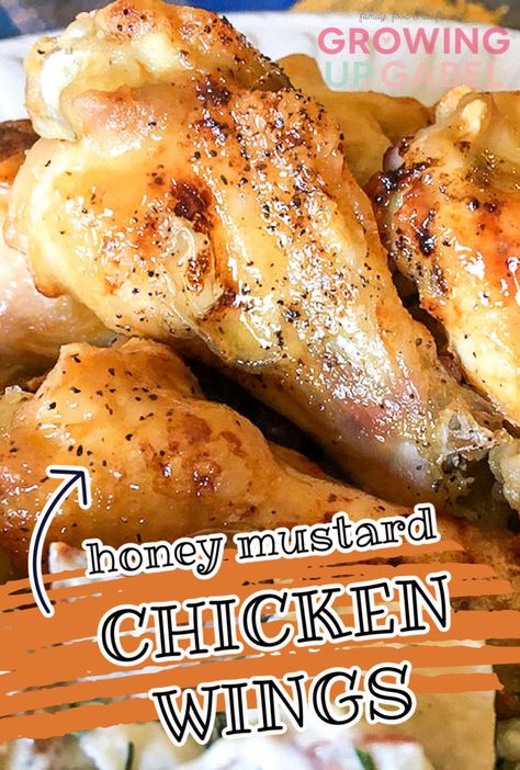 Honey Mustard Wings, Honey Mustard Chicken Wings, Dijon Mustard Chicken, Honey Mustard Sauce Recipe, Mustard Butter, Chicken Wing Sauce, Mustard Sauce Recipe, Honey Butter Chicken, Chicken Wing Sauces