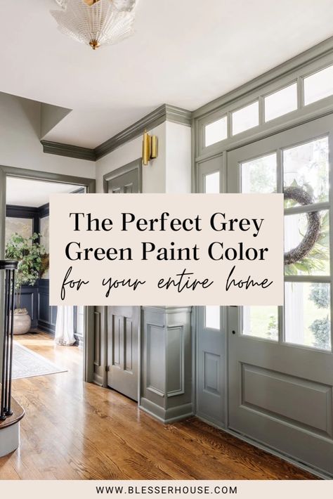 Sandy Sage Valspar, Cushing Green Color Palette, Best Green Gray Paint Colors For Cabinets, Gray Green Sherwin Williams Paint Colors, Green Gray Kitchen Walls, Exterior Paint Green Color Combinations, Gray And Sage Bathroom, Grey Green Kitchen Cabinets Paint Colors, Green Whole House Color Palette