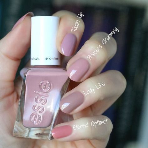 Essie Gel Couture 2018 Enchanted Collection : Swatches & Comparisons | Essie Envy | Bloglovin’ Nails Essie, Essie Nail Colors, Essie Gel Couture, Gel Couture, Essie Gel, Essie Nail Polish, Essie Nail, Manicure Y Pedicure, Nail Polish Colors