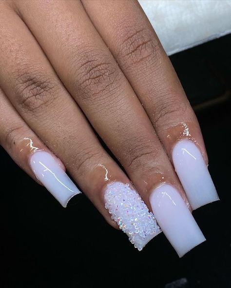 Gel Nails Easter, May Nail Colors, Trending Summer Nails, Nails Trending, Tapered Square Nails, Graduation Nails, Hard Nails, Colored Acrylic Nails, White Acrylic Nails