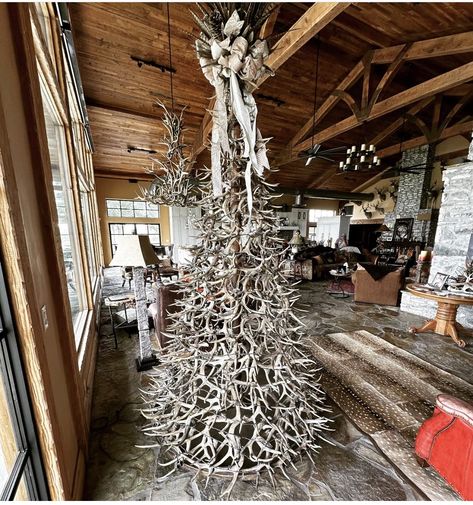 Authentic antler christmas tree Antler Table Decor, Antler Christmas Tree, Antler Tree, Deer Antler Chandelier, Antler Lighting, Antler Wall Decor, Antler Chandeliers, Deer Antler Decor, Longview Texas