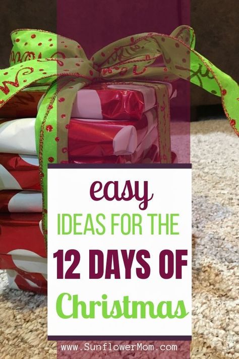 12 days of Christmas gifts ideas for family, friends, and teachers. Giving the 12 days of Christmas gifts with your kids can be the highlight of your holiday! Here are some fabulous ideas! Easy 12 Days Of Christmas Ideas, Simple 12 Days Of Christmas Gift Ideas, Christmas Activities For Workplace, 12 Days Of Christmas Gift Ideas For Kids, Diy Campground, 12 Days Of Christmas Gift Ideas, Boba Fett Tattoo, 12 Days Of Christmas Gifts, 12 Days Of Christmas Ideas