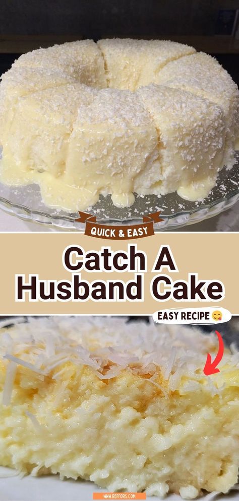 Ensnare the senses with this irresistibly delicious Catch A Husband Cake. This rich, moist cake is layered with flavors that are sure to captivate any heart. Whether you're looking to impress a special someone or just in the mood for an exquisite dessert, this cake is your secret weapon. #CatchAHusbandCake #DessertLovers #BakeToImpress The Are You Kidding Cake, Get A Husband Cake, Sunday Cake Recipe, Catch A Husband Coconut Cake, How To Catch A Husband Cake, Bakery Cake Flavors, All Cakes Recipes, Savory Dessert Ideas, Southern Living Dessert Recipes