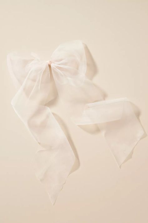 Chiffon Hair, Hair Bow Clip, Bow Clip, Bow Clips, Bow Hair Clips, Hair Bow, Hair Bows, Elopement, Anthropologie