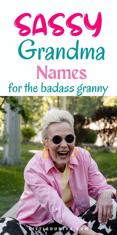 There are many grandmother names to choose from, regardless of whether you prefer traditional grandma names, southern grandma names, international grandma names, modern grandma names, cute grandma names, or sassy grandma names. Make your choice based on your taste and style.

Sassy Grandma Names Grandma Contact Names Ideas, Grandma Traditions, Grandparents Names Ideas, Grandmother Names Ideas, Cute Names For Grandma, Unique Grandma Names, Grandma Baby Shower Outfit, Grandma Names Ideas, Old Woman Names