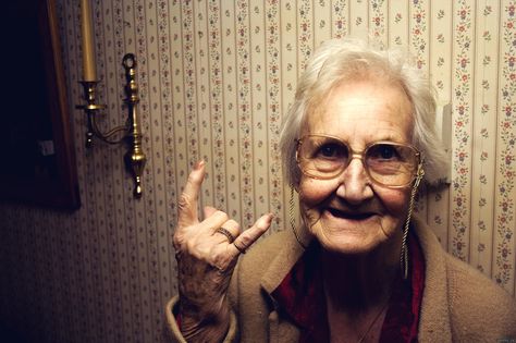 Rockin' Granny True Statements, Behind Blue Eyes, Growing Older, Old Person, Portrait Photos, The Smiths, Rock N’roll, Successful Marriage, Awesome Quotes