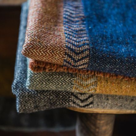 LIBECO HOME - New products | MOM Flax Weaving, Earth Pigments, Black Herringbone, Paris Design, Linens And Lace, Weaving Textiles, Plaid Design, Herringbone Pattern, Fall Harvest