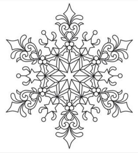 Christmas Coloring Sheets, Christmas Embroidery Patterns, Winter Apparel, Christmas Stencils, Urban Threads, Wood Burning Patterns, Snowflake Design, Baby Lock, Quilling Patterns