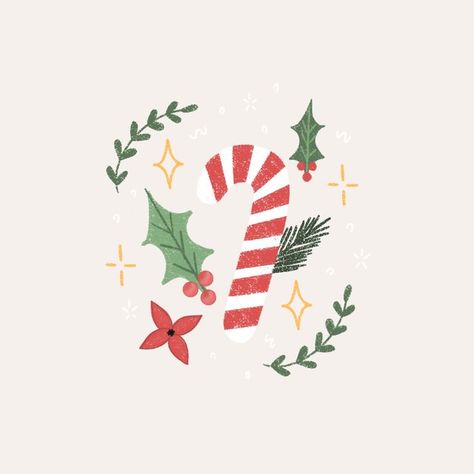 Candy Cane Art, Christmas Decorations Drawings, Christmas Wallpaper Ipad, App Ikon, 달력 디자인, Iphone Wallpaper Winter, Christmas Apps, Xmas Wallpaper, Holiday Icon