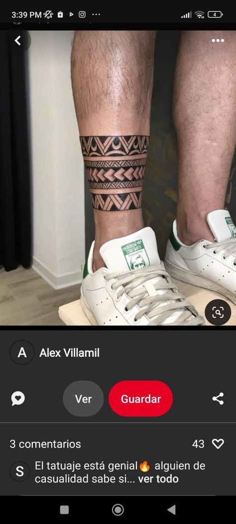 Leg Tattoo Men Small Design, Man Leg Tattoo Ideas, Polynesian Leg Band Tattoo, Leg Band Tattoo Men, Simple Leg Tattoo Men, Men’s Ankle Tattoo, Maori Tattoo Leg, Leg Tattoo Men Ideas, Tattoo Ideas For Men Leg