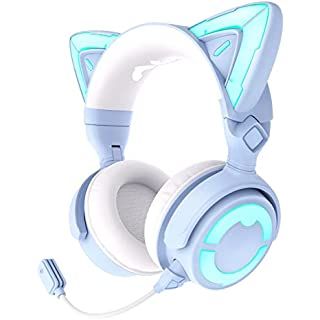 Cute Cat Headphones, Yowu Cat Headphones, Cat Ear Headset, Kuromi Outfit, Cat Headphones, Cute Headphones, Desk Buddy, Airpod Pro, Headphone With Mic