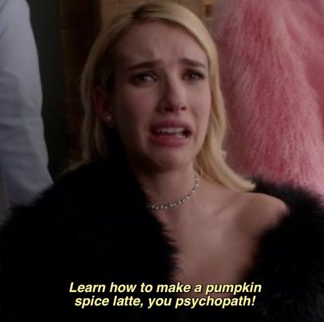 Scream Queens Meme, Scream Queens Halloween, October Meme, Scream Queens Quotes, Chanel Scream Queens, October Memes, Feminist Literature, Queen Meme, Chanel Oberlin