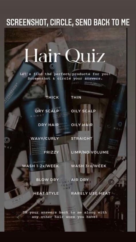 Monat Hair Quiz Template, Monat Hair Quiz, Monat Business, Hair Quiz, Monat Hair, Oily Scalp, Dry Scalp, Oily Hair, My Dream Life