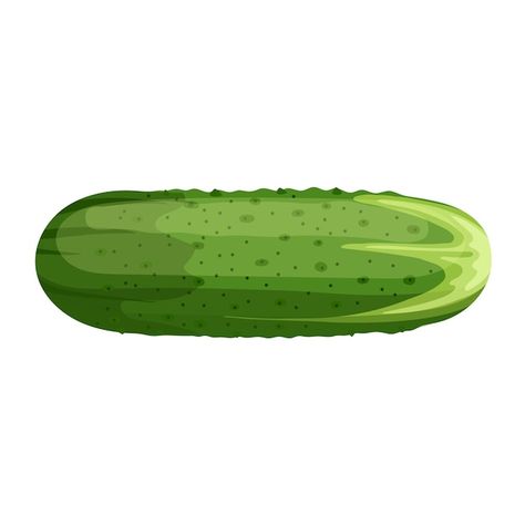 Cucumber food cartoon vector illustratio... | Premium Vector #Freepik #vector #cucumber-slice #cucumber #lettuce #green-vegetables Cartoon Cucumber, Cucumber Cartoon, Cucumber Illustration, Food Cartoon, Green Vegetables, Lettuce, Premium Vector, Cucumber, Graphic Resources