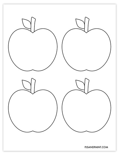 Free Apple Printables, Design Your Own Superhero, Parts Of An Apple, Apple Printable, Free Craft Templates, Apple Template, Printables Preschool, Printable Heart Template, Easter Bunny Template