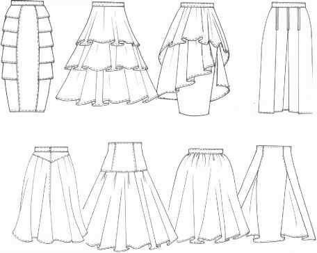 Skirt patterns Flat Drawings, Fashion Design Template, Mode Tips, Fashion Illustrations Techniques, Fashion Drawing Sketches, Fashion Drawing Tutorial, Dress Design Drawing, Fashion Design Sketchbook, Fashion Vocabulary