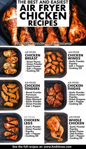 Air Fry Dinner Recipes For Family, Quick Grab And Go Dinner Ideas, Air Fryer Recipes Snacks, New Air Fryer Recipes, Air Fryer Chicken Recipes, Cooks Air Fryer, Air Fryer Ideas, Air Fryer Meals, Air Fryer Cooking