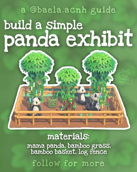 Baela / Animal Crossing Guides & Tips | simple zoo exhibits! 🐼 Save for later! more New Horizons 👉🏻 @baela.acnh Animal Crossing memes 👉🏻 @baela.blooper 🏷️ ACNH guide animal… | Instagram Acnh Guide, Pink Island, Happy Home Paradise, Animal Crossing Funny, Animal Crossing Memes, Animal Crossing Guide, Acnh Inspiration, Acnh Island Ideas, Animal Crossing Island Ideas