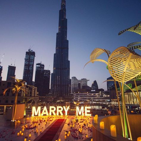 Dubai Proposal, Rooftop Proposal, Proposal Spots, Outdoor Restaurant Design, Dubai Marina, Food Decor, Burj Al Arab, Dear Future Husband, Outdoor Restaurant