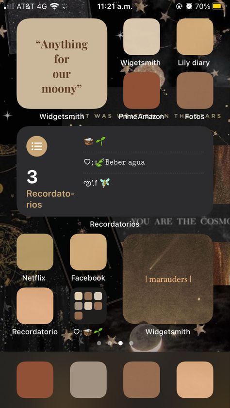 Mauraders Phone Theme, Marauders Homescreen Ideas, Marauders Homescreen, Marauders Widget, Marauders Lockscreen, Phone Editing, Apple Watch Hacks, Homescreen Setup, Light Movie