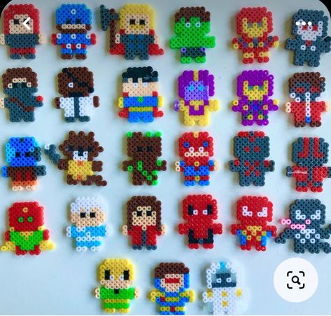 Melty Bead Designs, Mom Crafts, Beads Kit, Hamma Beads Ideas, Pixel Beads, Pearl Beads Pattern, Easy Perler Beads Ideas, Hamma Beads, Bracelet Inspo