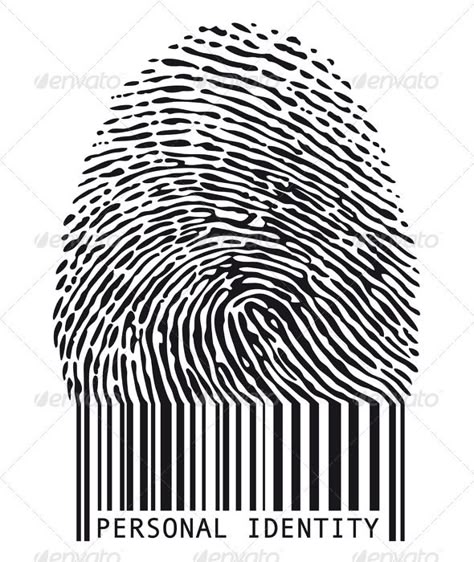 In our society, people rely on having a barcode in the future to prevent identity theft and to keep your personal identity safer with a barcode. In "the bar code tattoo" the barcode is a very big impact on your life because it will help you and affect you for the rest of your life. Perhaps the filmmaker wants us to think about our future and how we want to make it. Identity Artwork, Barcode Design, Fingerprint Art, Bar Code, Personal Identity, Identity Art, 로고 디자인, Identity Design, 그림 그리기