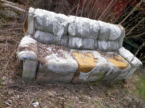 Torn Old Couch | Furniture | Artistic Objects | Pixoto Old Couch, Diorama Couch, Abandoned Living Room, Covered Furniture Abandoned, Old Floral Couch, Old Sofa, Couch Furniture, Scene Design, Image Photography