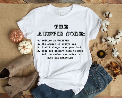 Aunt Tshirt, Teacher Definition, Literary Shirts, Cool Aunt, Coding Shirts, Science Teacher Gifts, Aunt Shirt, Aunt T Shirts, Auntie Shirts