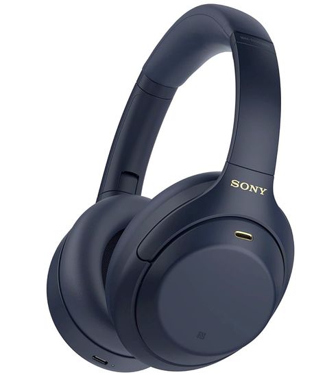 Overhead Headphones, Wh 1000xm4, Headphone With Mic, Voice Control, Phone Call, Noise Cancelling, Over Ear Headphones, Midnight Blue, In Ear Headphones