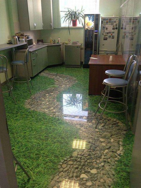 Interior Design Per La Casa, Floor Murals, Design Fails, Bad Design, Kitchen Floor, Red Panda, Floor Design, Design Case, Interior Design Trends