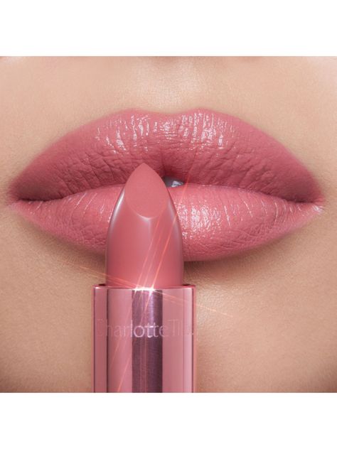 Charlotte Tilbury K.I.S.S.I.N.G Lipstick, Icon Baby Pink Lipstick Bridal Makeup, Lipstick Color, Pink Nude Lipstick, Bridal Lipstick, Soft Pink Lipstick, Pink Lipstick Shades, Light Pink Lipstick, Mauve Lipstick, Pink Lips Makeup