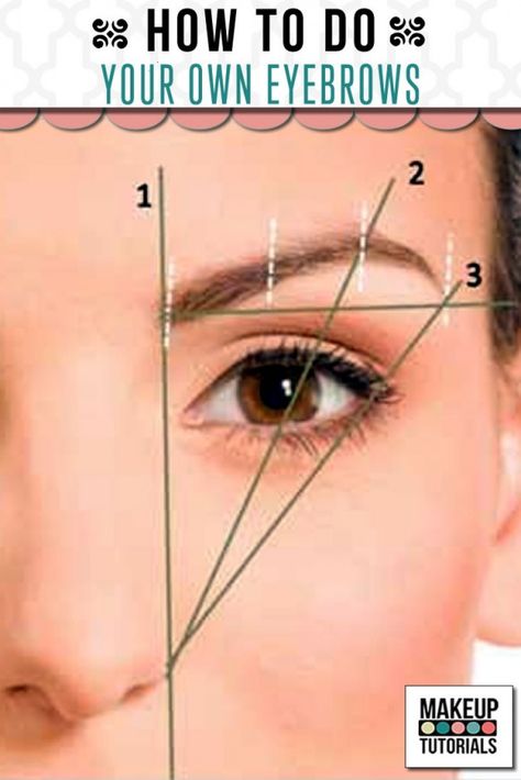 How To Do Your Own Eyebrows| How To Apply Eye Makeup, tutorials, and makeup tips at Makeup Tutorials. | #makeuptutorials | makeuptutorials.com Make Up Yeux, Eyebrows Goals, Make Up Mata, Shape Your Eyebrows, How To Do Eyebrows, Eyebrow Makeup Tutorial, Eyebrows Makeup, Applying Eye Makeup, Makeup Pro