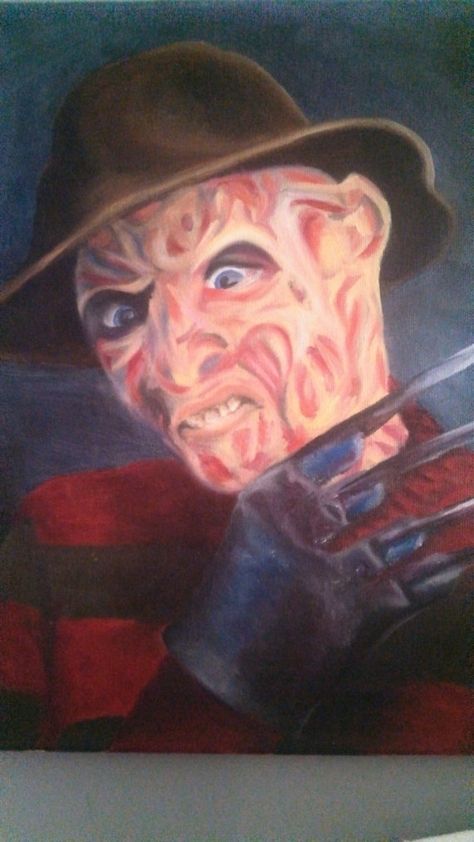 Freddy Krueger Drawing, Freddy Krueger Art, Horror Movie Icons, Horror Artwork, A Nightmare On Elm Street, Horror Tattoo, Horror Movie Art, Classic Horror Movies, Horror Icons