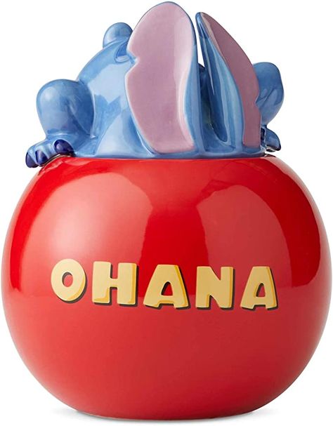 Disney Ceramics, Lilo And Stitch Ohana, Collectible Cookie Jars, Disney World Restaurants, Dog Treat Jar, Ceramic Cookie Jar, Lilo Y Stitch, Disney Traditions, Dog Cookies