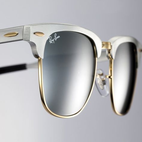 Ray-Ban Clubmaster Aluminum - $143 Sunglasses For Your Face Shape, Rich Clothes, Ray Ban Wayfarer, Cheap Michael Kors, Al Capone, Ray Ban Aviator, نظارات شمسية, Michael Kors Outlet, Man Ray