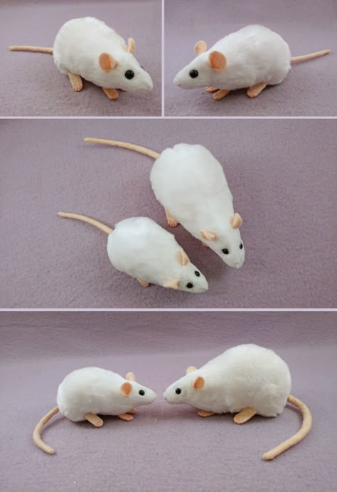 Cute Rat Plushie, Stuffed Rat Sewing Pattern, Rat Stuffed Animal Pattern, Diy Rat Plush, Small Plushies Diy, Rat Plushie Pattern, Rat Pattern Sewing, Rat Plush Sewing Pattern, Rat Sewing Pattern Free