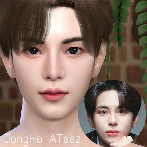 Sims 4 Cc Ateez, Sims 4 Ateez, Ateez Sims 4 Cc, K Pop Boy Groups, The Sims 4 Baby, Sims 4 New Cc, Sims 4 Face, Sims 4 Cc Male, Sims Characters