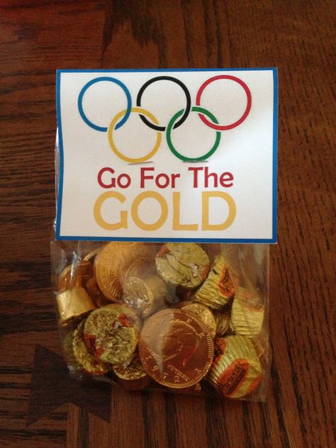 Olympic Party Treats - gold coin candy, Rolo's and Reese's Olympic Birthday Party, Winter Olympics Activities, Office Olympics, Olympic Theme Party, Olympic Idea, Kids Olympics, Gymnastics Birthday Party, Olympics Party, Olympics Activities