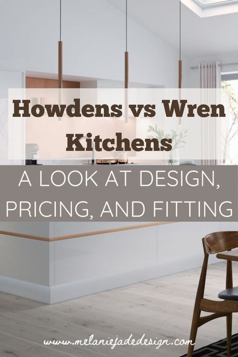 Choosing your dream kitchen just got easier! Dive into our detailed comparison of Howdens vs Wren Kitchens. We cover design variety, pricing, and fitting services to help you make an informed decision. Whether you're renovating or building new, get the insights you need. #KitchenDesign #HomeRenovation Wren Mushroom Kitchen, Kitchen Uk Ideas, Howdens Witney Pebble, Wren Kitchen Ideas, Kitchen Ideas Howdens, Kitchen Diner Ideas, Howdens Kitchen, Cashmere Kitchen, Lounge Diner