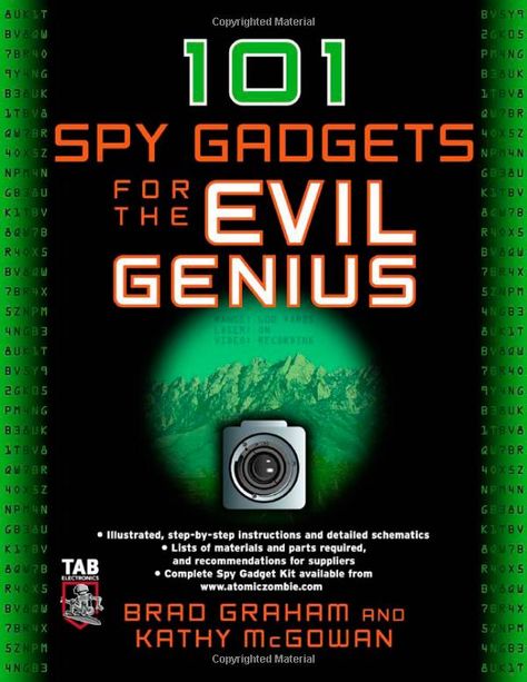 Spy Devices, Home Automation Project, Gadgets Électroniques, Hacking Websites, Spy Tools, Evil Genius, Spy Gear, Survival Books, Evil Geniuses