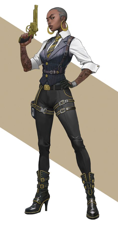 Concept Art Character Design, Steampunk Character, Art Character Design, Creation Art, 다크 판타지, Cyberpunk Character, Dungeons And Dragons Characters, Concept Art Character, Black Characters