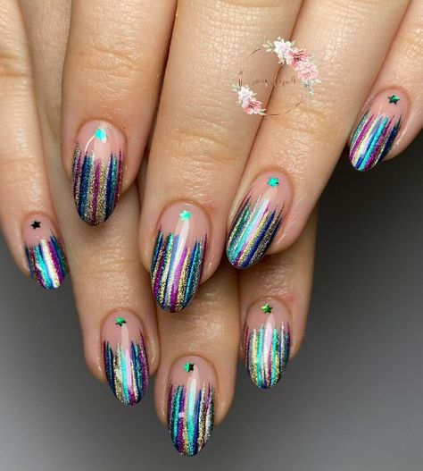 Mardi Gras Makeup, Different Colours, Beautiful Nails, Of Course, Mardi Gras, Different Colors, A Photo, Nail Designs, Nail Art