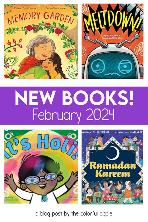 Check out these new books that were released in February 2024! These new picture books will make amazing read alouds in your elementary classroom. Reading Engagement Strategies, Writing Childrens Books, Read Aloud Books, Read Alouds, New Picture, Reading Classroom, Novel Studies, Kindergarten Reading, Sixth Grade